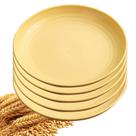 Conjunto de pratos de jantar YuanQ Wheats Straw Inbreakable Reutilizável