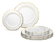 Conjunto de pratos de plástico descartáveis OCCASIONS, pacote de 50 pratos