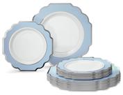 Conjunto de pratos de plástico descartáveis OCCASIONS, pacote de 50 pratos