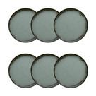 Conjunto De Pratos De Sobremesa 06 Peças Flat Pacífico Oxford Conjunto De Pratos De Sobremesa 06 Peças Flat Pacífico Oxford