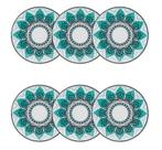 Conjunto de Pratos de Sobremesa 06 Peças Serene Oxford