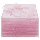 Conjunto de pratos de sobremesa DayAmmi Pink 100 unidades com garfos para festa