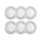 Conjunto de Pratos de Sobremesa Gema Plus de Vidro 19cm - Durax