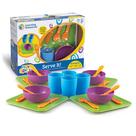 Conjunto de Pratos Didático Learning Resources New Sprouts Serve It! - 24 Peças
