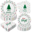 Conjunto de Pratos e Guardanapos de Natal Oigco - Decoração Festiva Conjunto de Pratos e Guardanapos de Natal Oigco - Decoração Festiva