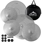 Conjunto de pratos EASTROCK Low Volume, 5 peças com bolsa de pratos