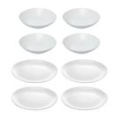 Conjunto de Pratos Fundo e Raso de Jantar Essenza Opaline 20cm e 25cm - Rojemac Profissional