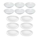 Conjunto de Pratos Fundo e Raso de Jantar Essenza Opaline 20cm e 27cm - Rojemac Profissional