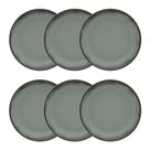 Conjunto De Pratos Fundos 06 Peças Flat Pacífico Oxford Conjunto De Pratos Fundos 06 Peças Flat Pacífico Oxford