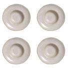 Conjunto De Pratos Para Massa/risoto 04 Peças Orgânico Latte Porto Brasil
