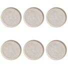 Conjunto De Pratos Rasos 06 Peças Linhas Latte Porto Brasil