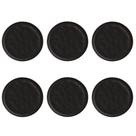 Conjunto De Pratos Rasos 06 Peças Linhas Preto Matte Porto Brasil Conjunto De Pratos Rasos 06 Peças Linhas Preto Matte Porto Brasil