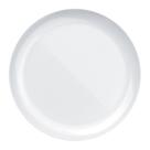 Conjunto de Pratos Rasos Nadir Vidro Branco Opaline Blanc 12 peças