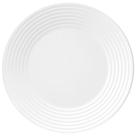 Conjunto de Pratos Sobremesa Nadir Vidro Branco Opaline Saturno 24 peças