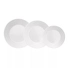 Conjunto de Pratos Vidro Temperado Opaline Saturno Redondo Resistente Duralex