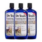 Conjunto de presente de banho espumante Dr. Teal's, 1 litro (pacote com 3)