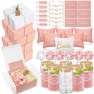 Conjunto de presente de proposta de dama de honra FillTouch 54 unidades com caixa rosa