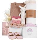 Conjunto de Presente Deluxe Meloom para Bebê Menina - Macacão, Faixa e Mais