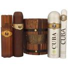 Conjunto de presente ELEGANT QUEEN Cuba, 5 peças 1 Eau de Toilette 100 ml, 1 desodorante 200 ml, 1 x pós-barba 100 ml, 1 x Eau de Toilette 35 ml
