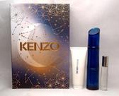 Conjunto de presente Kenzo HOMME INTENSE EDT 110mL Spray 10mL Gel de banho 75mL