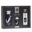 Conjunto de Presente Lattafa Pride Ishq Al Shuyukh Silver com 3 Peças