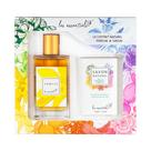 Conjunto de presente Les Essentiels com perfume de baunilha e sabonete de óleo de amêndoa
