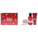 Conjunto de presente Perfume DSQUARED2 RED WOOD EDT 100ml para mulheres