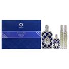 Conjunto de presente Perfume Orientica Royal Bleu 80ml Eau de Parfum de 4 peças