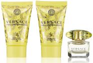 Conjunto de presente Perfume Versace Yellow Diamond, 3 peças para mulheres