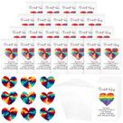 Conjunto de presente Pocket Hug Mindsoft 70 Rainbow feito à mão Conjunto de presente Pocket Hug Mindsoft 70 Rainbow feito à mão