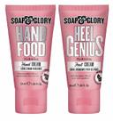 Conjunto de presente Soap & Glory Wait on Hand and Foot com creme para mãos e pés Conjunto de presente Soap & Glory Wait on Hand and Foot com creme para mãos e pés