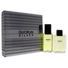 Conjunto de presentes Antonio Puig Quorum Silver para homens Eau de Toilette