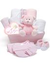 Conjunto de Presentes Baby Box para Chá de Bebê Menina - Rosa