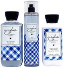 Conjunto de presentes Bath & Body Works Gingham, gel de banho, névoa e loção