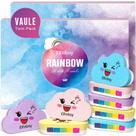 Conjunto de presentes Bath Bomb Elfinbay Rainbow Cloud para crianças, 8 unidades