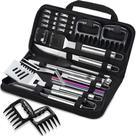 Conjunto de presentes BBQ Tools ROMANTICIST 27 unidades de aço inoxidável pesado Conjunto de presentes BBQ Tools ROMANTICIST 27 unidades de aço inoxidável pesado