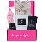 Conjunto de presentes Bump Boxes para 2º trimestre com manteiga de barriga, banho de imersão