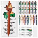 Conjunto de presentes: canetas esferográficas Sayglossy 102 Dumpster Fire com marcadores