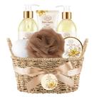 Conjunto de presentes com cesta de spa para banho e chuveiro ArioseMonde Warm Vanilla