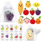 Conjunto de presentes de brinquedos de frutas Shappy Inspirational Positive 10 conjuntos