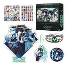Conjunto de presentes de mercadorias HALOOP Genshin Impact com suporte de acrílico
