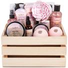 Conjunto de presentes de spa Aqua Elegante Luxury com óleo de rosa e orquídea