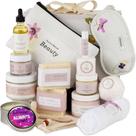 Conjunto de presentes de spa Lizush Luxury Lavender, 15 peças, feito à mão nos EUA