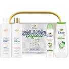 Conjunto de presentes Dove College Confident com Shower Caddy, 5 peças