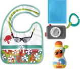 Conjunto de presentes Fisher-Price Tiny Tourist com 4 brinquedos temáticos de viagem