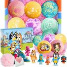 Conjunto de presentes infantis Bath Bombs POPBATH XXL com Surprise Inside (6 unidades)