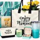 Conjunto de presentes ITABLETAS para mulheres: sacola, caixa de joias, copo
