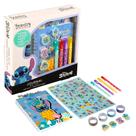 Conjunto de presentes Journal Fashion Angels Disney Stitch com adesivos