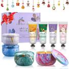Conjunto de presentes KIYTARBOO Candles & Handcream Lotion para mulheres Conjunto de presentes KIYTARBOO Candles & Handcream Lotion para mulheres