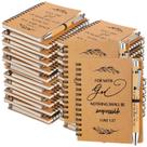 Conjunto de presentes Kosiz Christmas Christian 100 unidades com caderno e caneta